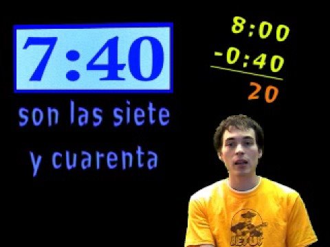 Learn Spanish - ¿Qué hora es? (telling time) part 2