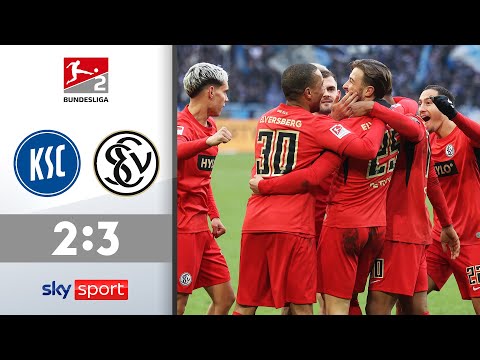Furiose SVE gewinnt WILDES Verfolgerduell | Karlsruher SC - SV Elversberg | Highlights 2. Bundesliga