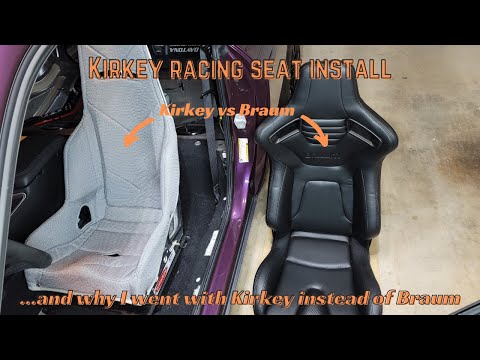 How to Install a Braum ...errr... Kirkey Lightweight Racing Seat in a Dodge Challenger