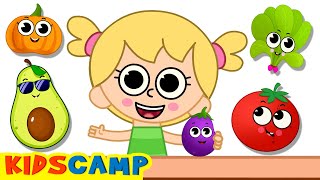 Learn Numbers With Vegetable Song | KidsCamp Nursery Rhymes