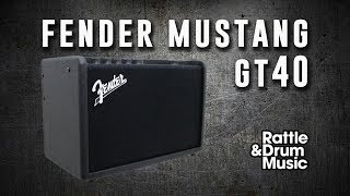 Fender Mustang GT 40 - відео NaN