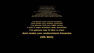 (Star War Lyrics) Boston - Amanda/My Destination Extended Version