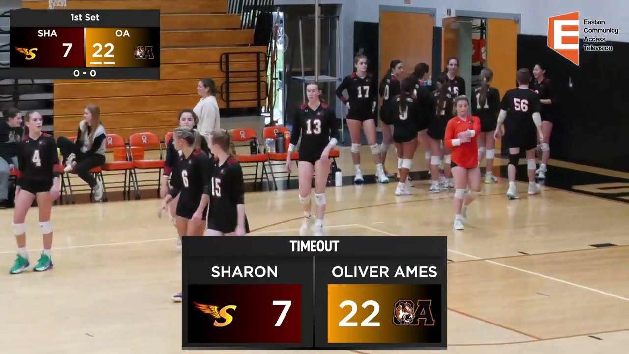 Oliver Ames vs Sharon Volleyball 10/23/23