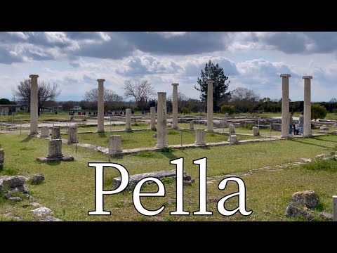 Ancient Pella, Pella, Greece - by drone [4K]. #ancientgreece