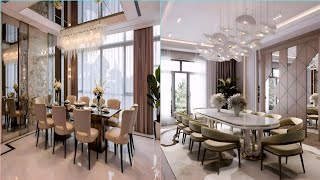 Latest Luxury Dining Room Designs: Modern Dining Chairs & Table Design Ideas: Home Interior Design