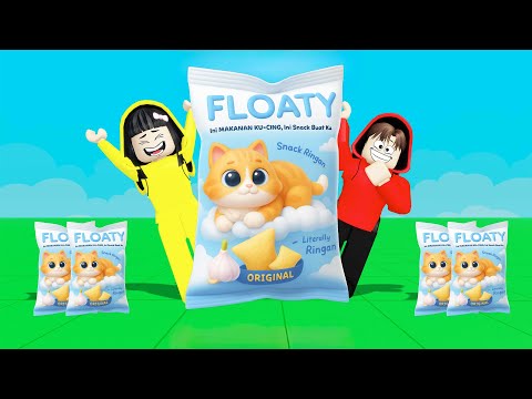 Yuta, Mio Dan Baby Celine Dapat Snack Viral Floaty Makanan Kucing || ROBLOX