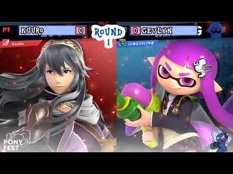 Ponyfest 3.0 Smash Fest: Grand Finals Kuuro (Lucina) Vs Gevlyn (Inkling)