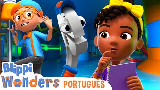 Consertar o Blippi Móvel! 🔧 Blippi em Português 🟠 Vídeos Educativos para Crianças