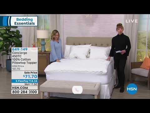 HSN | Bedding Essentials featuring Concierge Collection Anniversary 02.06.2020 - 08 PM