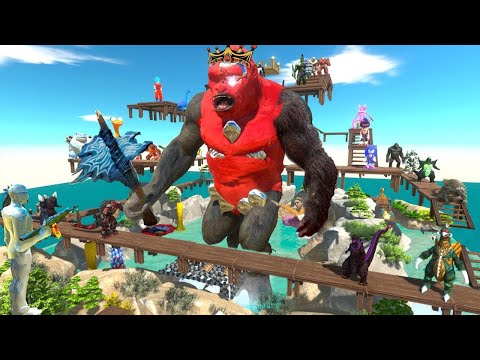 FPS AVATAR AROUND RED EVIL KING KONG - Animal Revolt Battle Simulator
