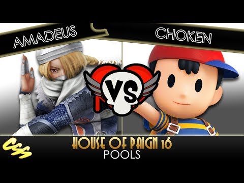 [House of Paign 16] Pools: Amadeus (Sheik, Donkey Kong) vs. Choken (Ness)