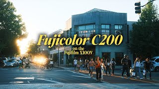 Fujifilm X100V Fujicolor C200 Recipe