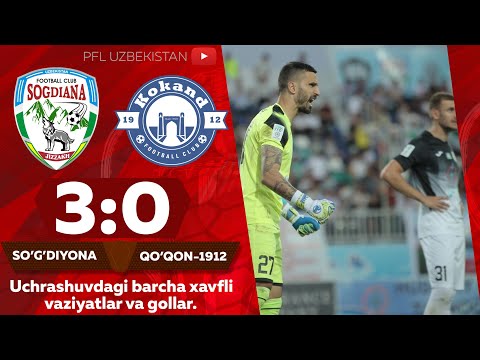 SO'G'DIYONA — QO'QON-1912 3:0 Coca-Cola Superliga. 10-tur