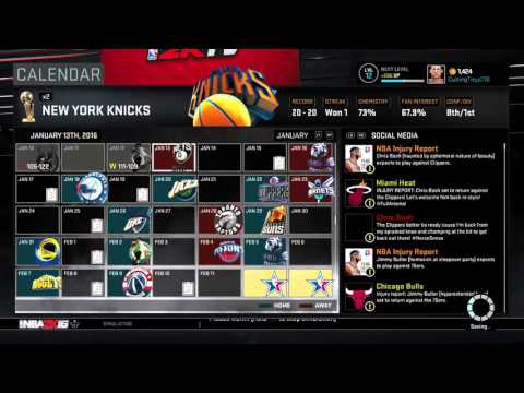 NBA 2K16 MYGM New York Knicks Episode 7