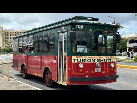 Red Shuttle Bus Nikko Guam-Guam Premium Outlet【赤いシャトルバス ホテル日航グアム-グアムプレミアムアウトレット】