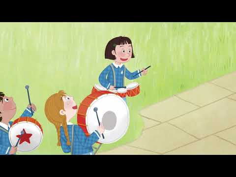 Let's Smile 4 Unit 2 Chant - Can They Play the Drums?