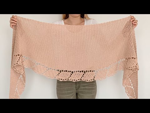 VIBRANT VIRGINIA SHAWL - FREE CROCHET PATTERN