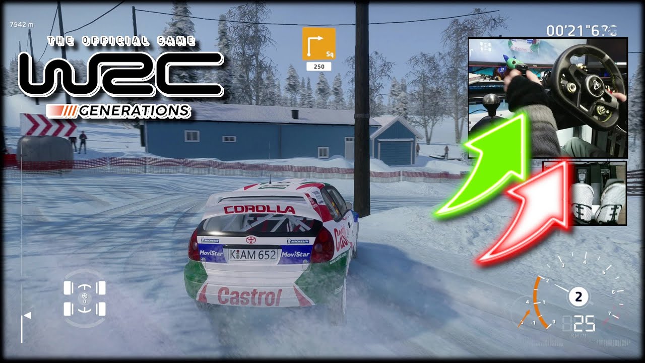 WRC Toyota Corolla & Celica Castrol legends Sweden / Turtle Beach VelocityOne Race Wheel WRC G