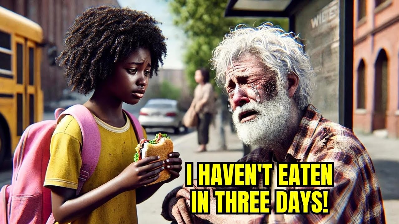 BLACK GIRL GIVES HER LUNCH TO A HOMELESS MAN, DAYS LATER, SHE’S CALLED TO THE PRINCIPAL’S OFFICE...