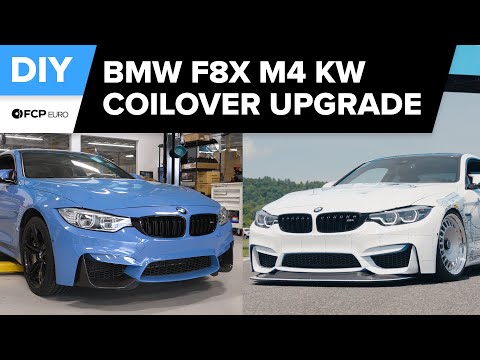 BMW M4 KW DDC Coilover Upgrade DIY (2015-2020 BMW F82 M4, F80 M3, F83 M4)