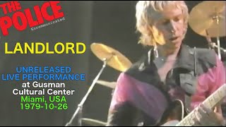 The Police - Landlord (Unreleased Live Performance)