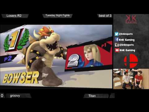 Tuesday Night Fights 10-25 Groovy (ZSS/Lucina) vs Titan (Bowser)
