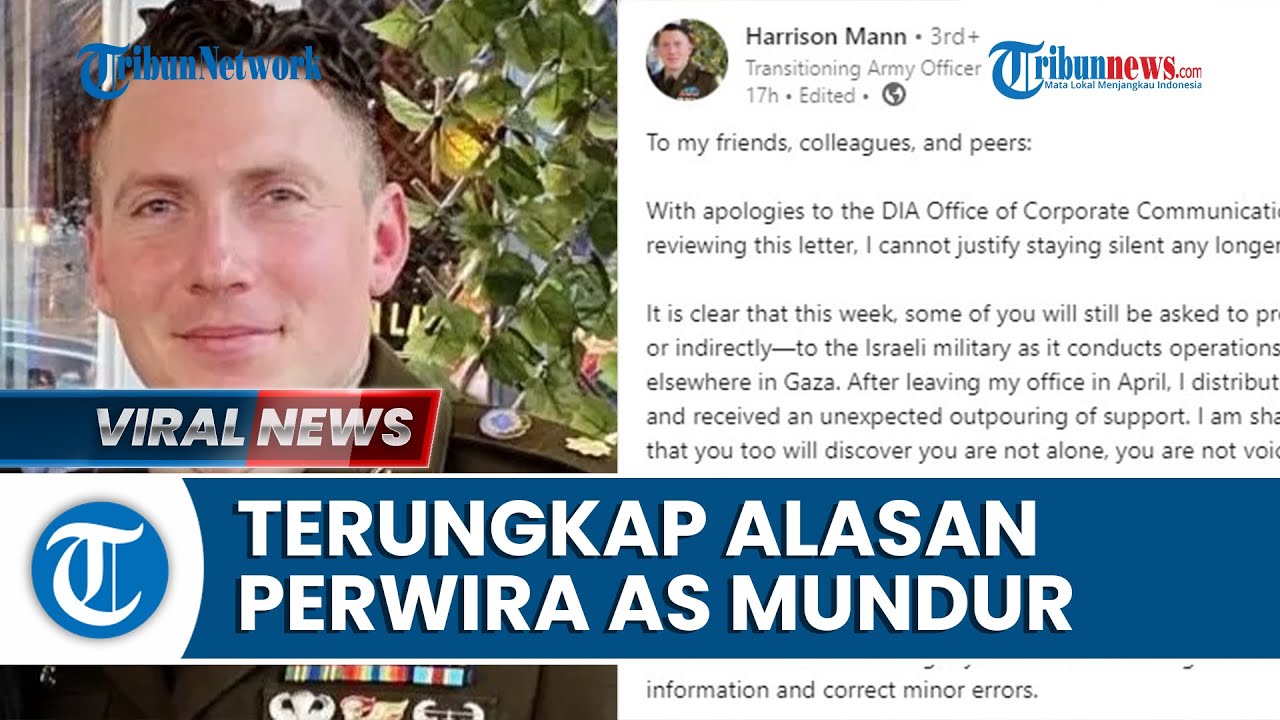 Pertama Kali! Perwira Militer AS Blak-blakan Mundur Gegara Biden Dukung Agresi Israel di Gaza