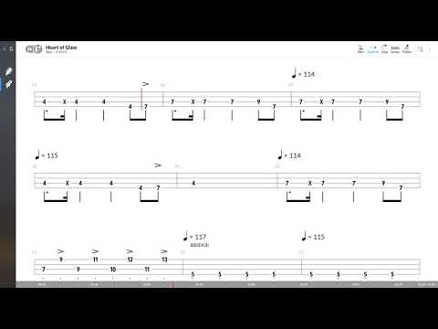 Blondie - Heart Of Glass (BASS TAB PLAY ALONG)