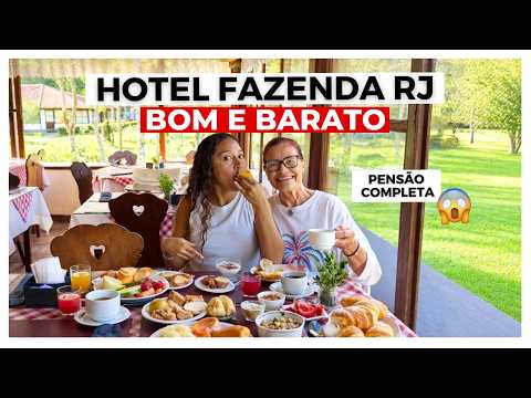 Hotel Fazenda com Pensão Completa BARATO no Rio de Janeiro