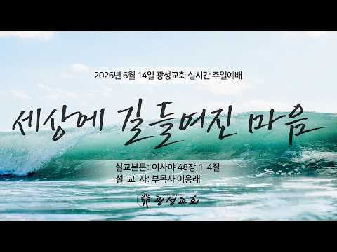 2026년 6월 14일 기성 광성교회  예배