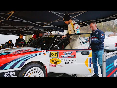 Tom Boonen rallying a Lancia Delta Integrale by Maturo cars!