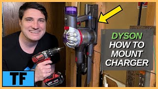 INSTANT Dyson V8 Wall Mount Charger Base Installation in 5 Minutes!