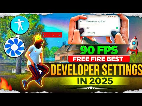 Developer Option Full Setting 90 FPS🔥 Tutorial ✅ l Lag Fix💯 Free Fire max ⚡🔥