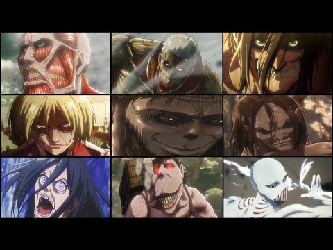9 Titan Shifters first appearance [Attack on Titan]