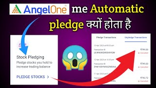 Automatic stock pledge in angel one | how to Unpledge stocks