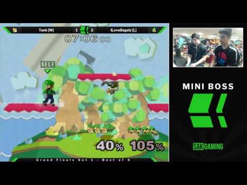 Mini Boss Grand Finals - Tank (Fox) vs ilovebagelz (Luigi)