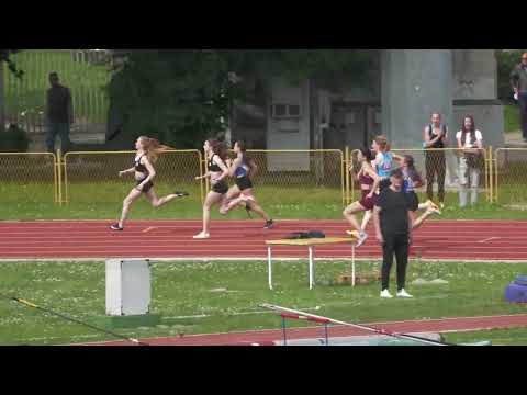 300m [Ž], II. skupina, Milinković, Poljak i Nedved - AGRAM Međunarodni atletski miting 2023