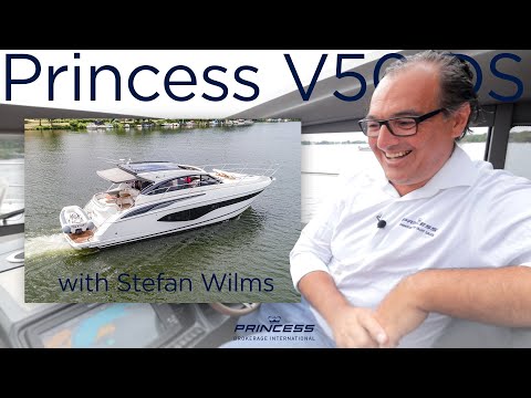 2018 Princess V50 DS Full Broker Walkthrough with Stefan Wilms FOR SALE