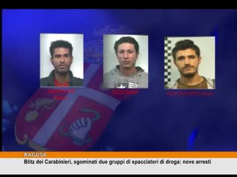 Blitz dei carabinieri, sgominati due gruppi di spacciatori di droga: nove arresti [TgMed 16/01/18]