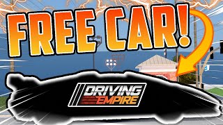 THEY ADDED A *FREE CAR CODE* IN DRIVING EMPIRE!! (1B Visits Update!) | Driving Empire | Roblox