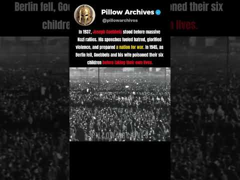 Goebbels Mastered Mass Control #History #WW2