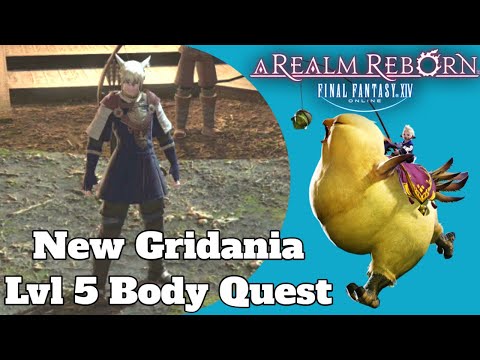 FINAL FANTASY XIV Online - New Gridania Lvl 5 Body Armor Quest (Guide)