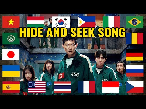 'Hide and seek' Song Dubbed in 18 different languages |  Squid Game 3
