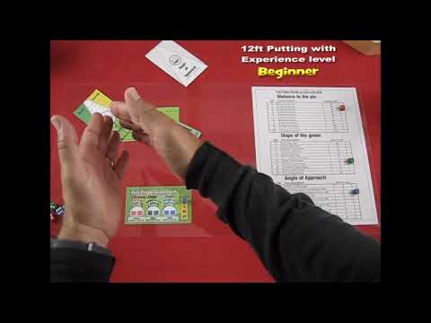The 19th Hole - dice/card game - 12ft or less Putting fundamentals
