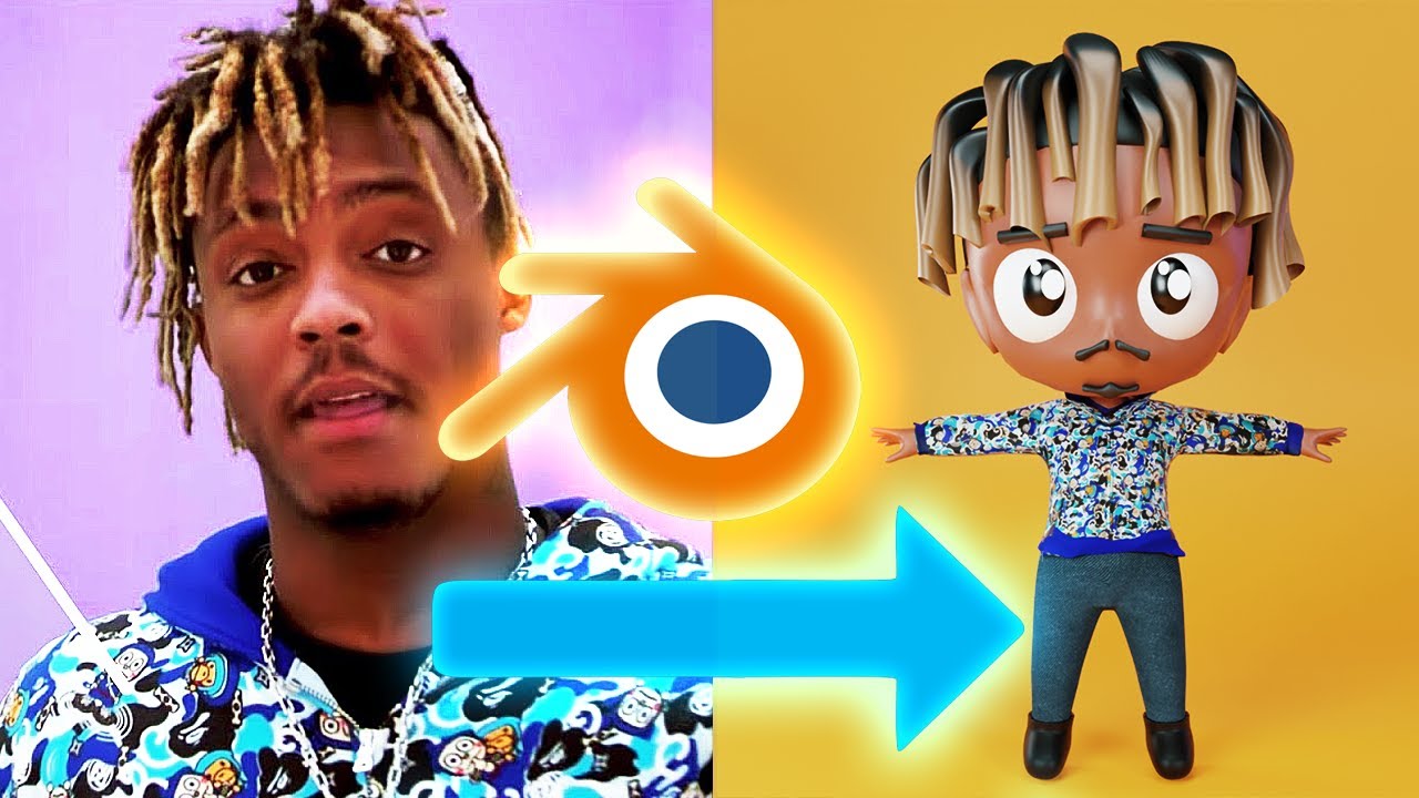 Turn ANYONE into a 3D Cartoon Character ! w/ Blender