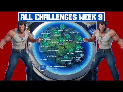 All Week 9 Challenges Guide! - Fortnite Chapter 2 Season 4