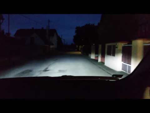 LED EAGLE - LED Headlight Testing at Night Driving