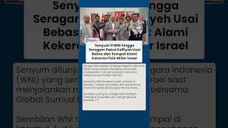 Momen Haru 9 WNI Usai Bebas dari Israel, Kenakan Keffiyeh sebagai Simbol Solidaritas Palestina