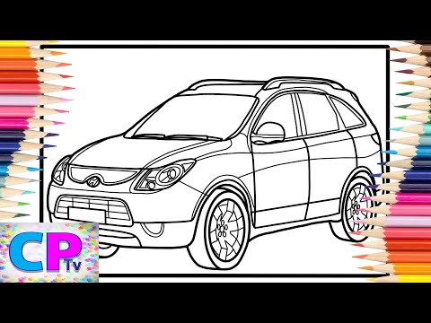 Hyundai Veracruz Coloring Pages/Car Coloring/Tobu - If I Disappear (ft. Tom Mårtensson)[NCS Release]