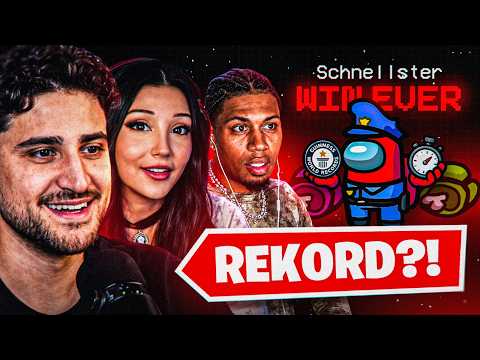 DER SCHNELLSTE WIN ALLER ZEITEN!!🏆Among Us mit Mert, Sidney, Mcky, Kroko & Co. 🔥